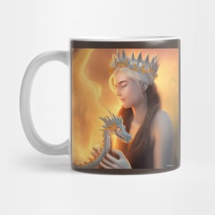 Queen with Fire Dragon Mug